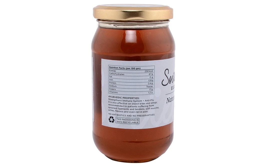 Societe Naturelle Eucalyptus Honey    Glass Jar  500 grams
